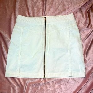 White mini skirt from Target